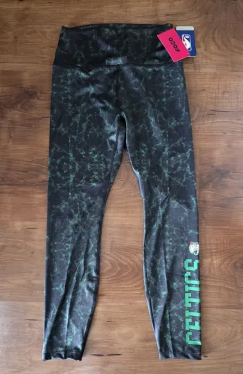 NEW Womens ~ Size Medium ~  NBA Boston Celtics Color Cloud Leggings Pants