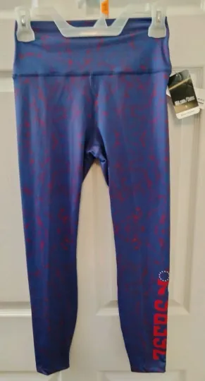 Discover Stores Blue 76ers Leggings Size Small