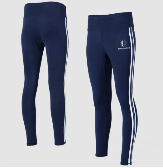 Discover WOMEN’S NBA DALLAS MAVERICKS WEAR COLOR BLOCK LEGGINGS