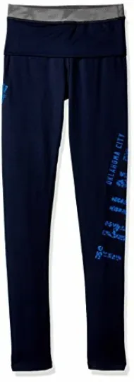 NBA Oklahoma City Thunder Juniors Outerstuff "Elastic Heart" Legging, Black, ...