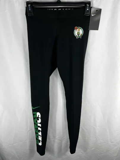 Boston Celtics Leggings Pants NBA Basketball Tatum Brown White Holiday S