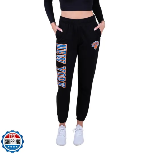 Discover Ultra Game NBA Official Women's Super Soft Active Fleece Sweatpants Joggers,