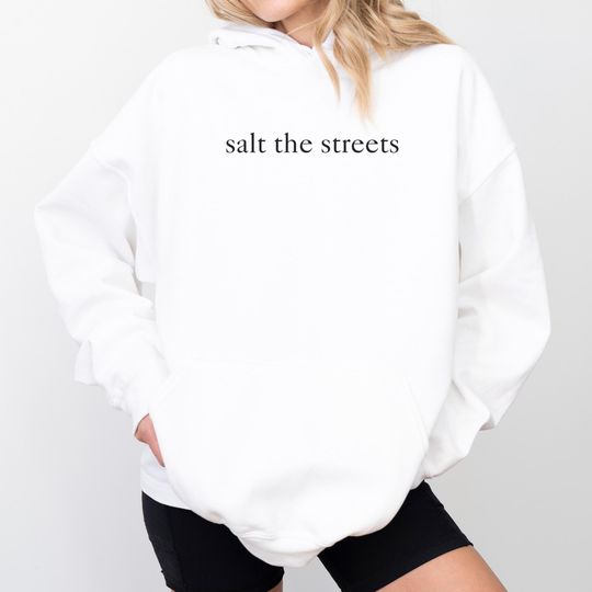 Discover Anti Ice Activist Hoodie, Slipping on Ice Graphic Hooded Sweatshirt
