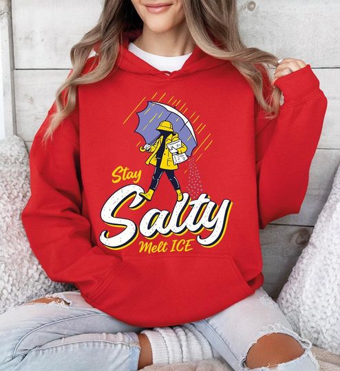 Discover Stay Salty Hoodie, Anti ICE Protest Hoodie, Melt ICE Pullover, Pro Immigration Hoodie, Social Justice Apparel, Political Activist Gift
