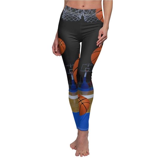 Discover Leggings, Basketball Fan Women's Casual Leggings |  basketball Fandom  Leggings | Basketball Mom leggings.wnba fan leggings