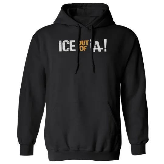 Discover ICE Out Of LA Immigration Protest - Anti-ICE Rally Unisex Hooded Sweatshirt
