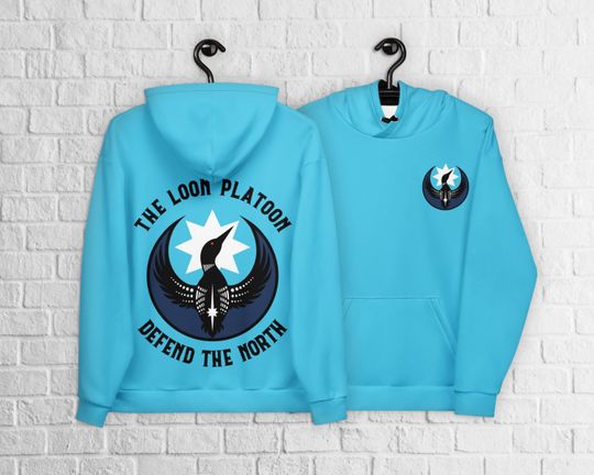 Loon Platoon Hoodie - Defend the North from ICE