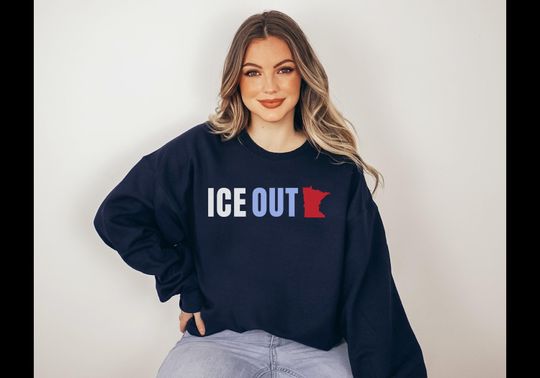 ICE Out Minnesota Unisex Crewneck Sweatshirt
