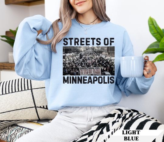 Discover Bruce Streets Of Minneapolis Right Now Sweatshirt, Ice Out Hoodie, Be Good Pretti Shirt