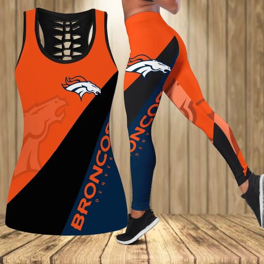 Denver Broncos Combo Tank Top And Leggings