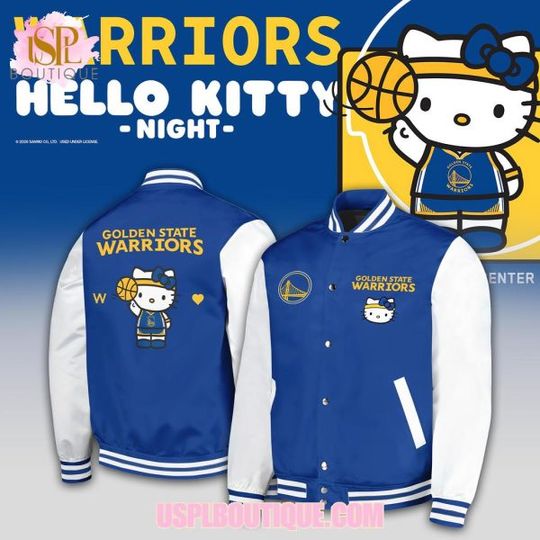 Golden State Warriorrss x Hello Kitty Night 2026 Jacket