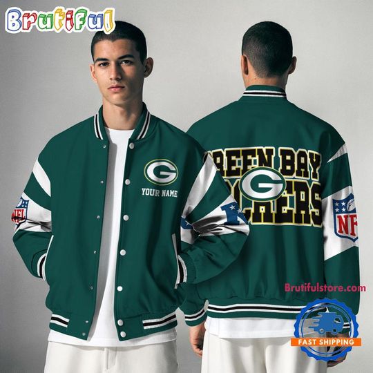 Green Bay Packers National Football Conference Baseball Jacket