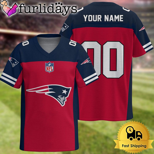 football New England Patriots New Logo 2025 Custom Football Jersey