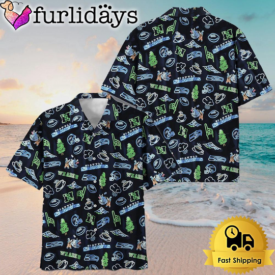 football Seattle Seahawks Game Day Meets Island Vibes Hawaiian Shirt