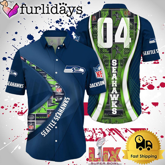 football Seattle Seahawks Super Bowl LIX Fans Custom Hawaiian Shirt