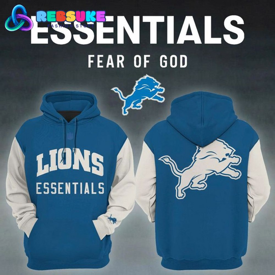 Detroit Lions x Essentials Fear of God Hoodie