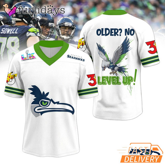 Seattle Seahawks Super Bowl LX PKM 30th Anniversary Football Jersey