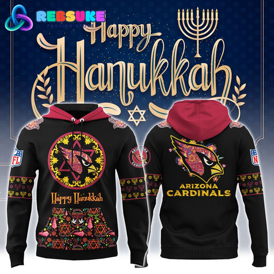 Arizonna Cardinals football Hanukkah Holiday Hoodie