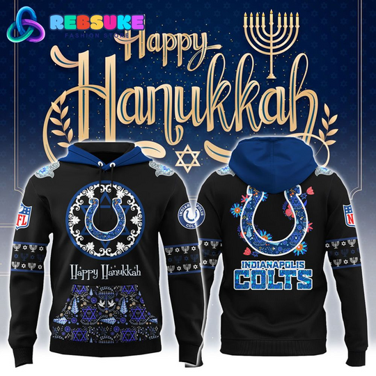 Indianapolis Colts football Hanukkah Holiday Hoodie