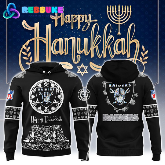Las Vegas Raiders football Hanukkah Holiday Hoodie