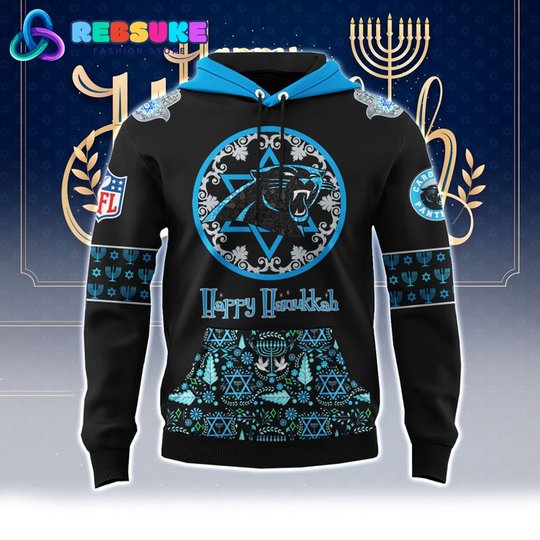 Carolina Panthers football Hanukkah Holiday Hoodie