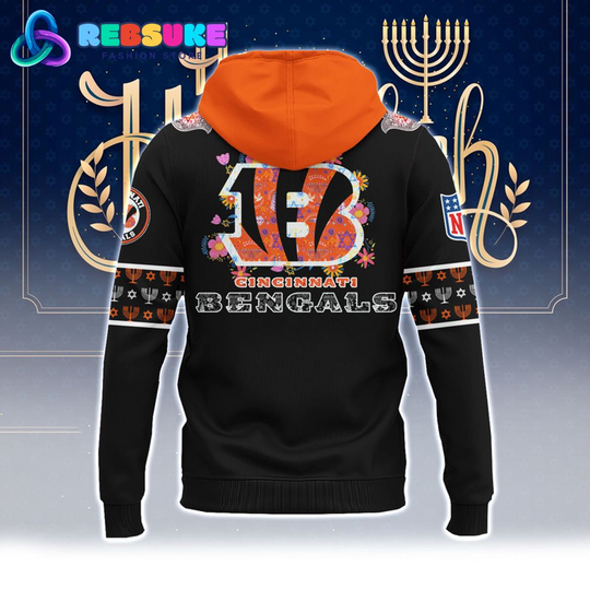 Cincinnati Bengals football Hanukkah Holiday Hoodie
