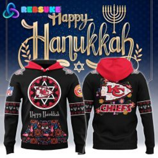 Kansas City Chiefs football Hanukkah Holiday Hoodie