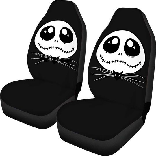 Jack Skellington Cute Face Car Seat Covers