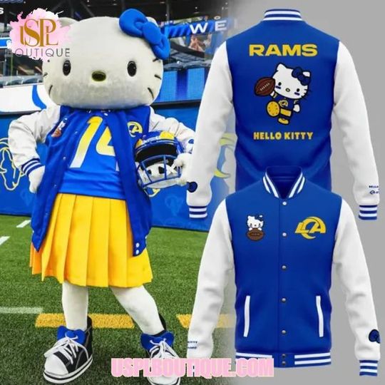 Los Angeles Ramss x Hello Kitty Blue Design Jacket