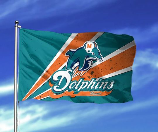 Miami Dolphins House Flag