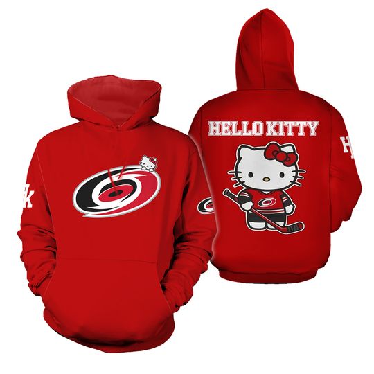 Carolina Hurricane X Hello Kitty Edition 3D Hoodie