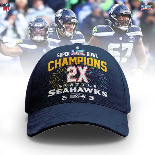 Seattle Seahawks Super Bowl 2026 Baseball Cap, Football Gift