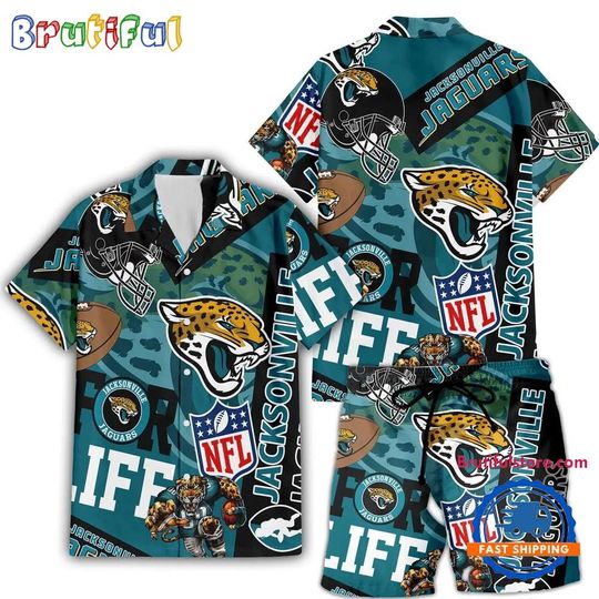 Discover Jacksonville Jaguars For Life Hawaiian Shirt And Shorts