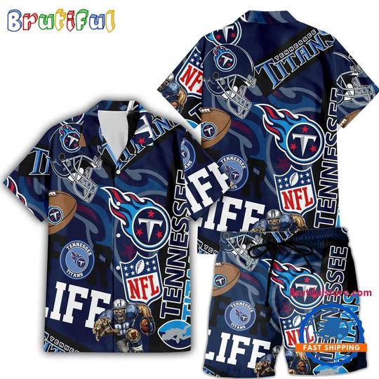 Discover Tennessee Titans For Life Hawaiian Shirt And Shorts