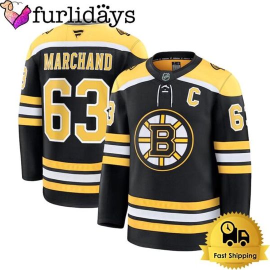 Boston Brad Marchand Black Hockey Jersey, Boston Jersey