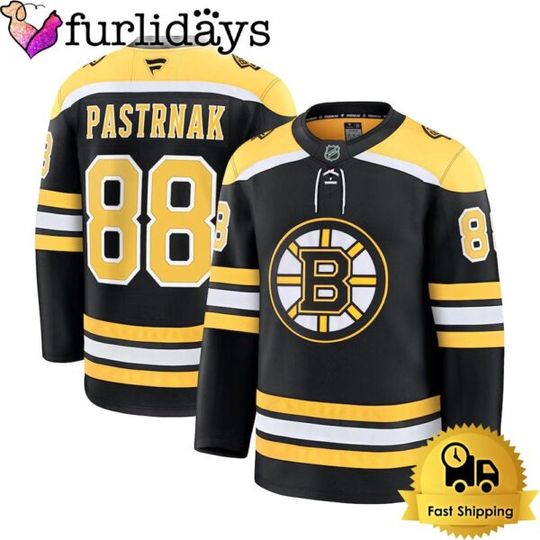 Boston David Pastrnak Black Hockey Jersey, Boston Jersey