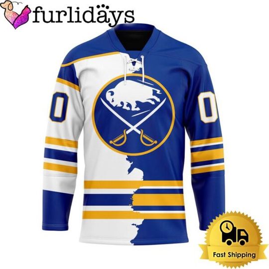 Discover Buffalo Home Mix Away Hockey Jersey, Team Jerseys