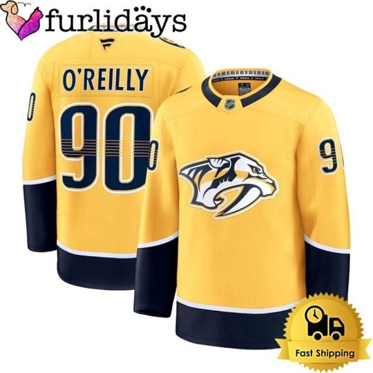 Discover Nashville Ryan Oreilly Yellow Limited Hockey Jersey, Nashville Jersey