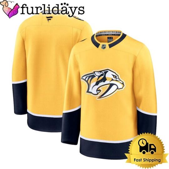 Nashville Yellow Limited Hockey Jersey, Nashville Jersey
