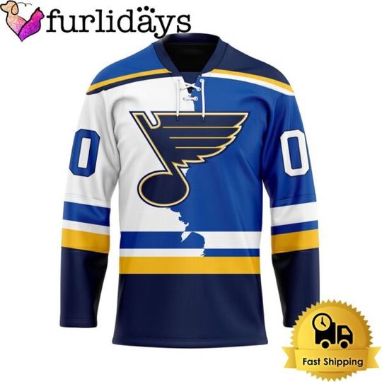 St. Louis Home Mix Away Hockey Jersey, Team Jerseys