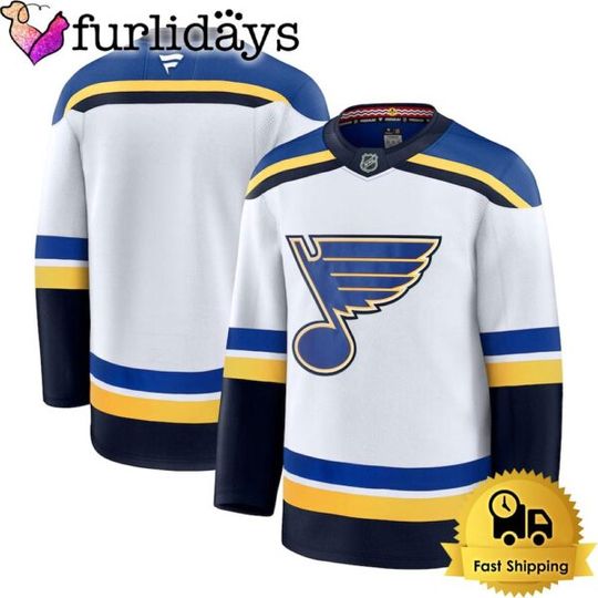 St Louis White Limited Hockey Jersey, St Louis Jersey
