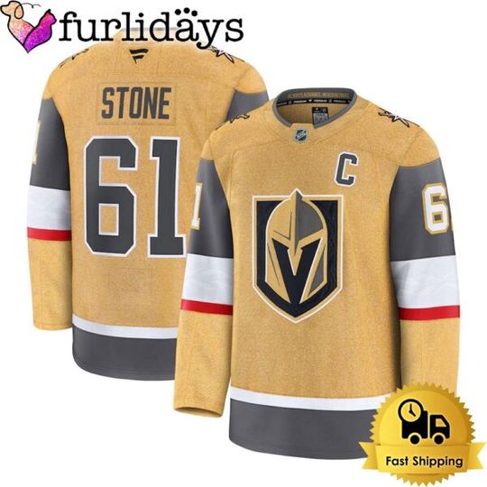 Discover Vegas  Mark Stone Gold Hockey Jersey, Vegas Jersey
