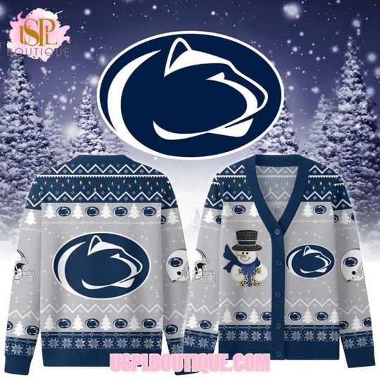 Penn State Lions x Christmas 2025 Knitted Cardigan Jacket