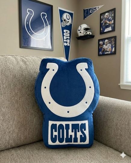 Indianapolis Colts Custom Shaped Pillow