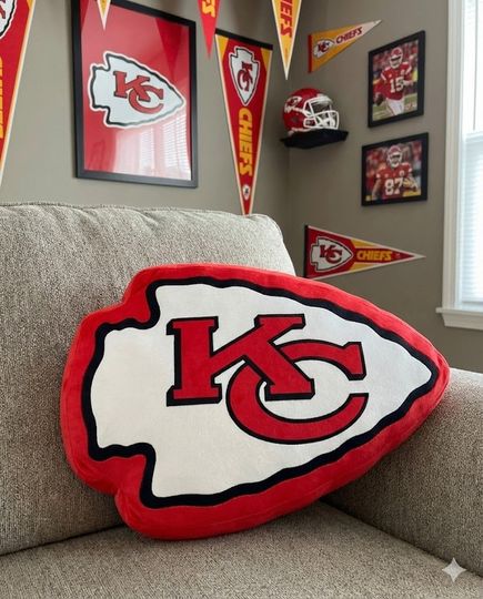 Kansas City Chiefs Custom Shaped Pillow