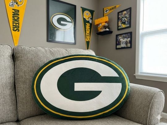 Green Bay Packers Custom Shaped Pillow