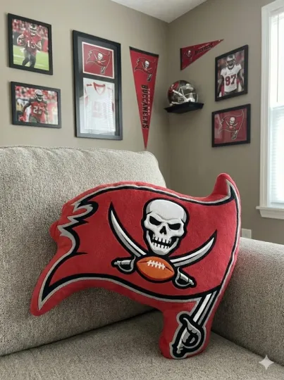 Tampa Bay Buccaneers Custom Shaped Pillow