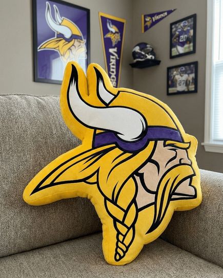 Minnesota Vikings Custom Shaped Pillow