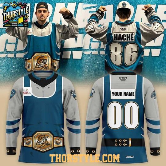 San Jose Barracuda x CudaMania II Night 2026 Personalized Hockey Jersey