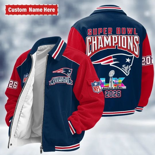 New England Patriots Classic Varsity Bomber Jacket